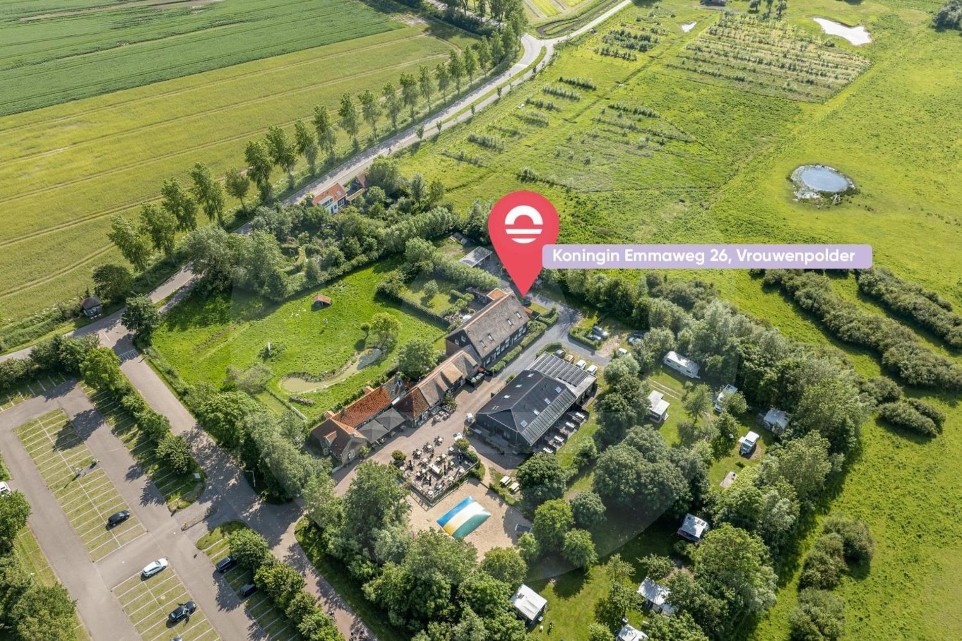 Vakantiewoning - Kon. Emmaweg 26 | Vrouwenpolder 'Uitspanning Oranjezon' المظهر الخارجي الصورة